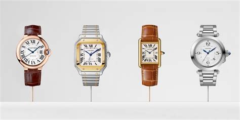 Cartier watch sizes chart